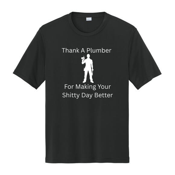 Funny Plumber Man T-Shirt Plumbers Quote Novelty Shirt - Picture 1 of 6